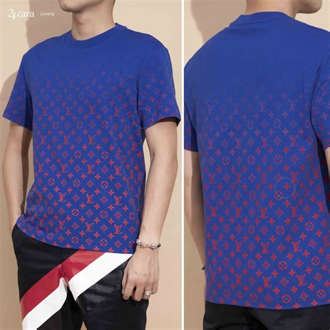 louis vuitton monogram giant print shirt|louis vuitton gradient t shirt.